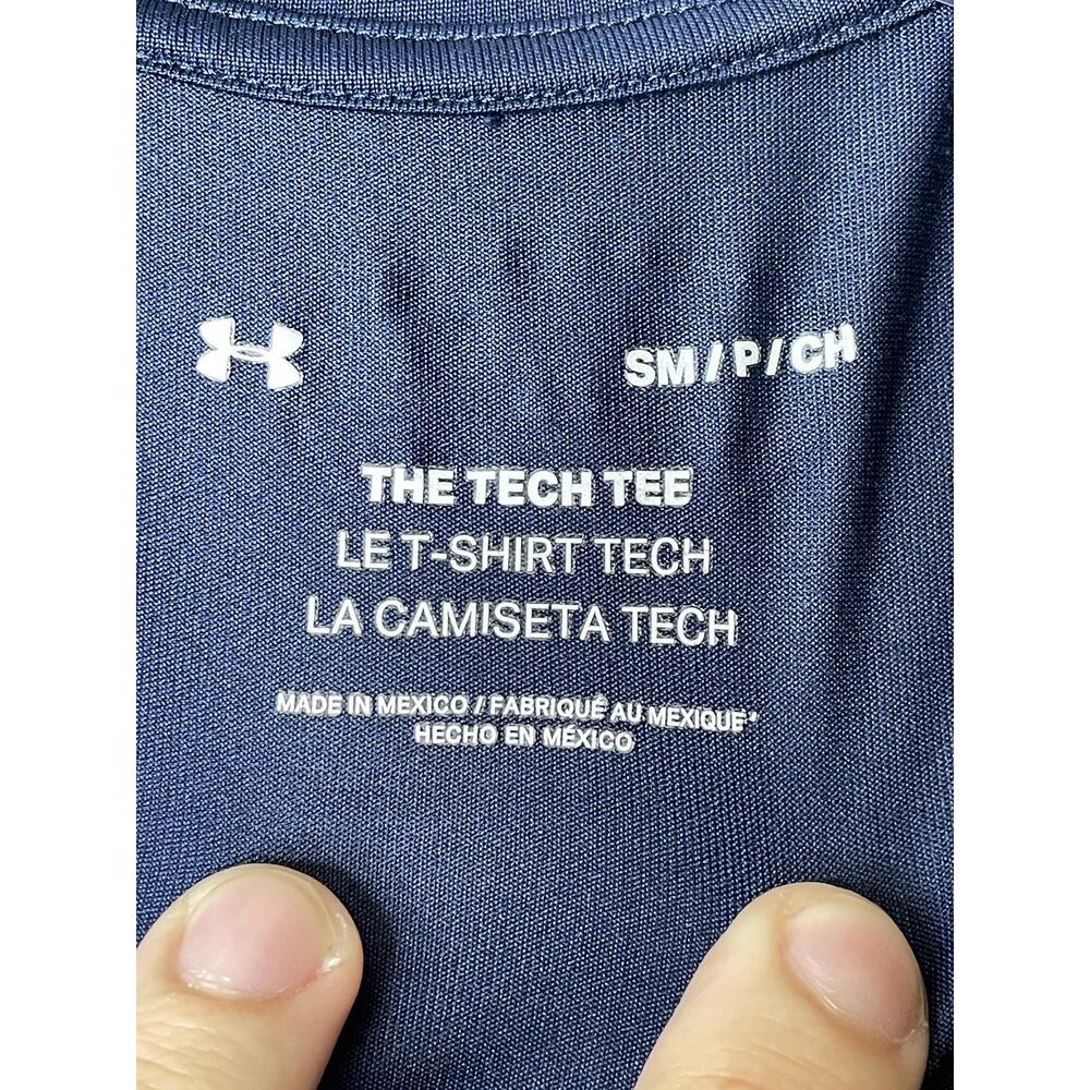 Under Armour Shirt Mens Small Tech Tee Athletic Lightweight Short Sleeve - Picture 6 of 7